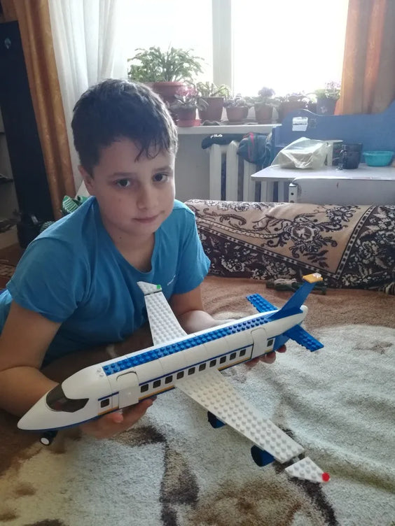 463-Piece City Airplane Blocks